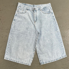 Bermuda Jean Baggy jorts 3/4 Celeste Claro