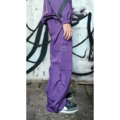 PANTALÓN MOM - DARK VIOLET - KITCH TECH