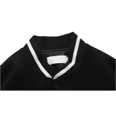 CAMPERA VARSITY JACKET UNIVERSITARIA B BONES NEGRO - comprar online