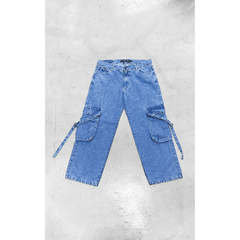 Jean Ice Carpintero Mom Con Tiras