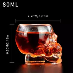 Shot Calavera Skull Cristal Macizo Cocktail Craneo Unico - KITCH TECH