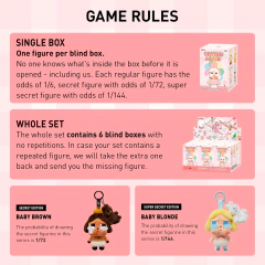 Imagen de Muñeca Peluche Crybaby Llorando Labubu Colgante Llavero 13cm