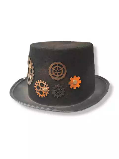 Galera Steampunk Negra con Engranajes - buy online