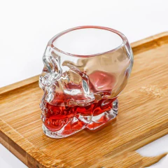 Shot Calavera Skull Cristal Macizo Cocktail Craneo Unico - comprar online