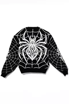 Buzo Sweater Miles Morales SpiderMan - Negro en internet