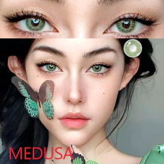 Lentes de Contacto Efecto Real Medusa Green