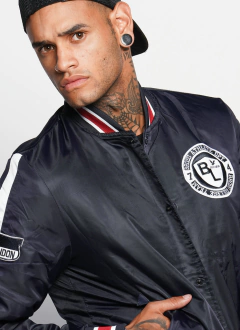 CAMPERA BROSS UNIVERSITARIA 1974 AZUL en internet