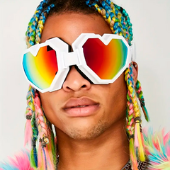 Anteojos Antipárras Corazón SKi Steampunk Y2K 300 - KITCH TECH