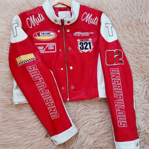 Campera Top Motomami Simil-Cuero MUTS 321