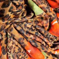 Top Microtul Cherry Leopard Manga Larga - KITCH TECH