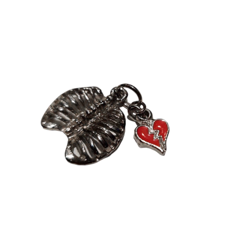 Dije Torso Esqueleto Corazón