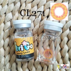 Lentes de Contacto Fantasia Cosplay CL271 Anaranjado Naranja - comprar online