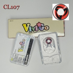 Lentes de contacto fantasía cosplay anime Naruto Sharingan Kakashi CL107 - tienda online