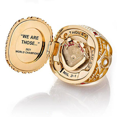 Anillo Campeonato World Series Braves 2021 con Tapa - KITCH TECH