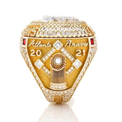 Anillo Campeonato World Series Braves 2021 con Tapa on internet