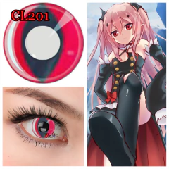 Lentes de contacto Fantasía Anime Cosplay Ojo de Gato Rojo CL201 on internet