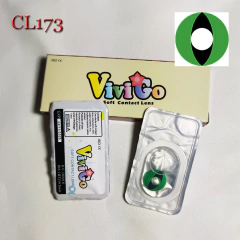 Lentes de contacto Fantasía Anime Cosplay Ojo de Gato Verde CL173 - KITCH TECH