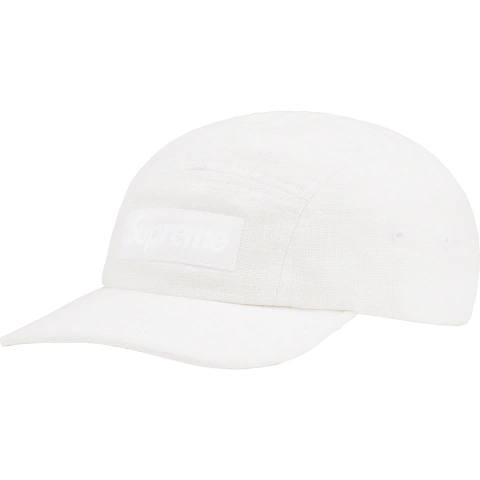 Supreme Linen Fitted Camp Cap u$150