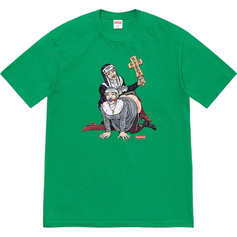 Remera Supreme Nun Tee Green - usd150