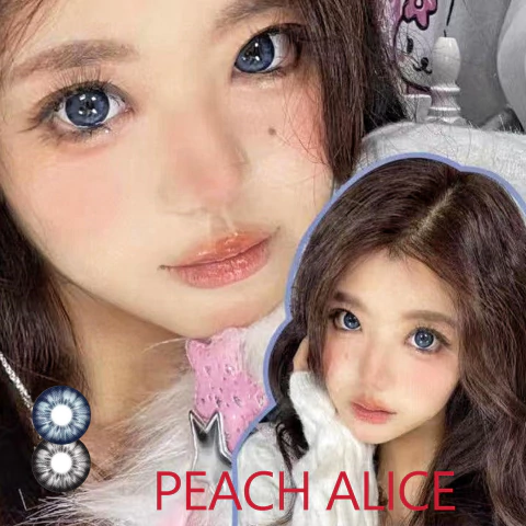 Lentes de Contacto Efecto Real Peach Alice Azul - buy online