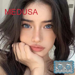 Lentes de Contacto Efecto Real Medusa Azul en internet