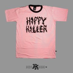 Remeron Basico Rayado Roja Clara