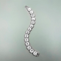 Pulsera Brazalete Cubana Strass Zigg 013 22Cms - Dorada - (copia) on internet