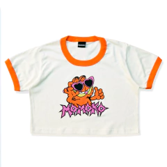 Remera Crop Garfield