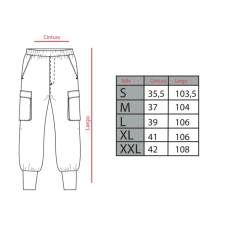 Pantalon Jogging Cargo Signature Negro en internet