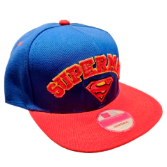 Gorra SnapBack Plana Superman Comics Azul