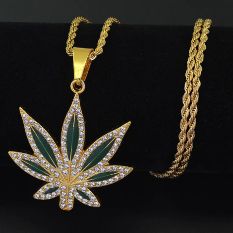 Cadena C/ Dije Chala Verde