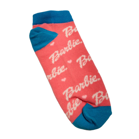 Media Soquete Barbie Rosa y Blanco - (copia)