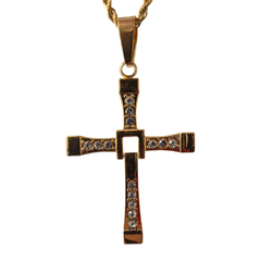 Dije Cruz con Strass + cadena Rapido y Furioso Toretto - comprar online
