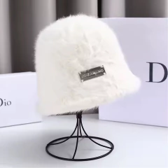 Gorro Piluso Peluche Blanco White