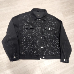 Campera de Jean Negra Full Strass en internet