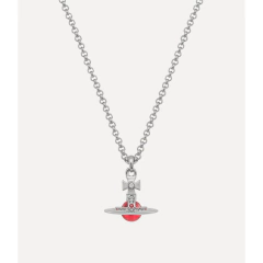 Dije Collar Orbe Vivienne Westwood Saturno Rojo en internet