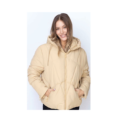 Campera Puffer Albani Beige