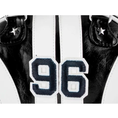 Cartera Bandolera Bolso de mano University 96 - Negra - KITCH TECH