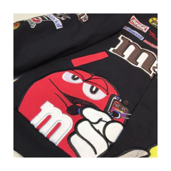 Campera Nascar Racing M&M Retro Black Modelo 2 - 330 usd - KITCH TECH