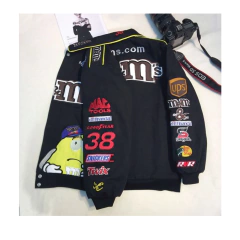 Campera Nascar Racing M&M Retro Black Modelo 2 - 330 usd - comprar online