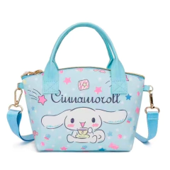 Bolso Cartera de Mano Cinnamoroll Sanrio Rigido Cuerina