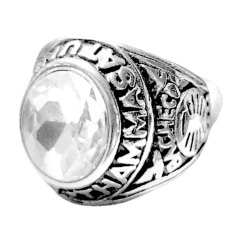 Anillo Acero Piedra Brillante Quinx - 9 - buy online