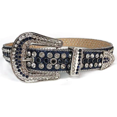 Cinto Cinturon Cowboy Bb Belt Hebilla Strass Trap Modelo 23 - KITCH TECH