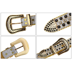 Cinto Cinturon Cowboy Bb Belt Hebilla Strass Trap Modelo 24 en internet