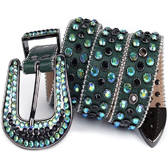 Cinto Cinturon Cowboy Bb Belt Hebilla Strass Trap Modelo 31 en internet