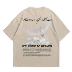 Remera Boxy Liberty White Pigeon - comprar online
