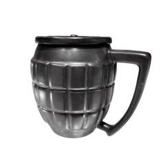 Taza Granada Negra Ceramica