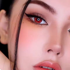 Lentes de Contacto Efecto Real Little Demon Red Rojo - comprar online