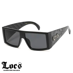 Anteojos de Sol Gafas Locs Negro Oversize Bandana N° 91160 - comprar online