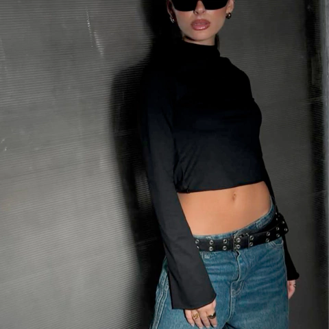 Remera Manga Larga Top Kendi - comprar online